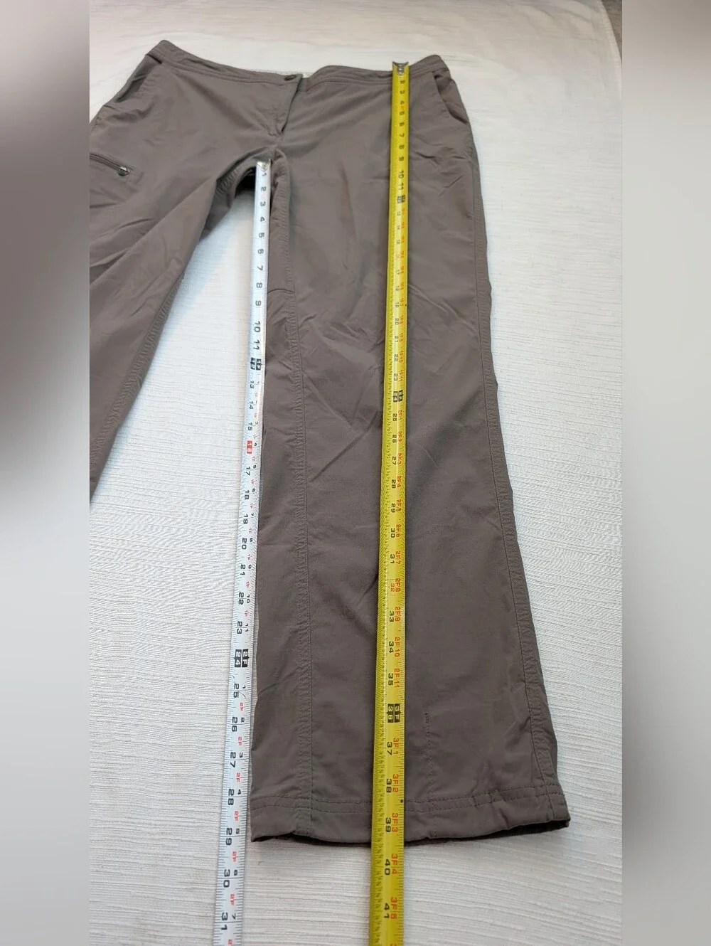 L.L. Bean Women's Gray Hiking Pants Sz 14 - Picture 10 of 12